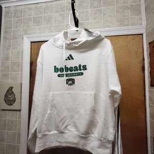 Adidas White Bobcats Hoodie